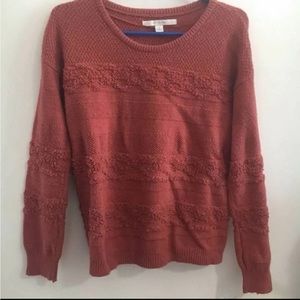 Lauren Conrad Coral Texture Sweater​